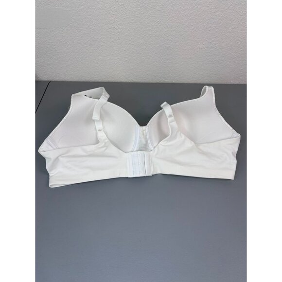 Vanity Fair 40C white full figure all over lace wire free flattering lift bra - Picture 5 of 6
